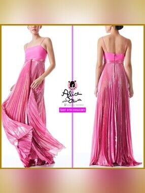 Alice + Olivia Vibrant Pink Shift Dress